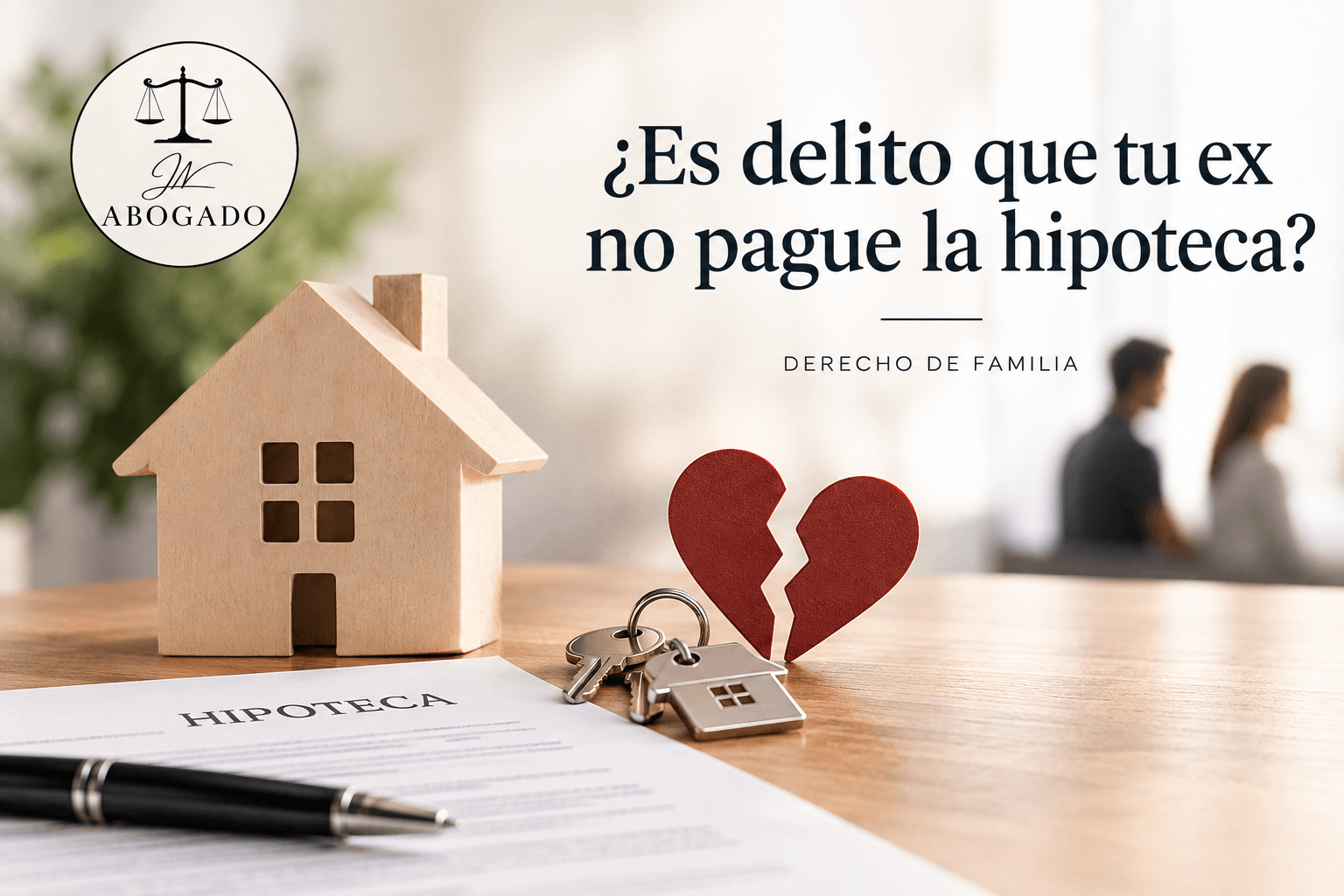 Ex pareja no paga su parte de la hipoteca, ¿es delito?